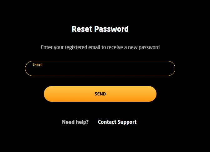 reset password Stay Casino